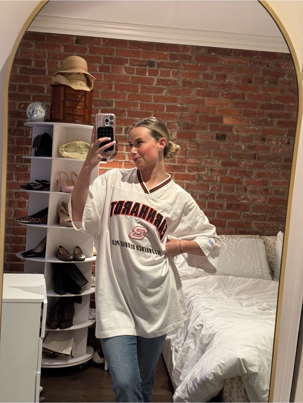 White Earnhardt Vintage NASCAR tee